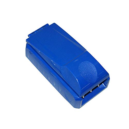 Asdomo máquina de Liar Cigarrillos, Tres Tubos manuales para Cigarrillos y Tabaco, máquina de llenado – Inyector/Relleno de Tabaco rodante, Azul (Azul) - Y12591469CH5B20