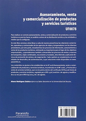 Asesoramiento, venta y comercialización de productos y servicios turísticos (Cp - Certificado Profesionalidad)