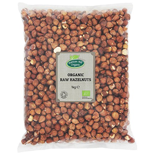 Avellanas crudas orgánicas 1kg por Hatton Hill Organic - Orgánica certificada