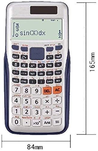 Aycpg Calculadora Estudio Científico Calculadoras LED de Alta definición de Gran Pantalla Multi-función Ecuación de cálculo Complejo de Hielo Matriz de Cálculo Estadística Computer Shop Productos