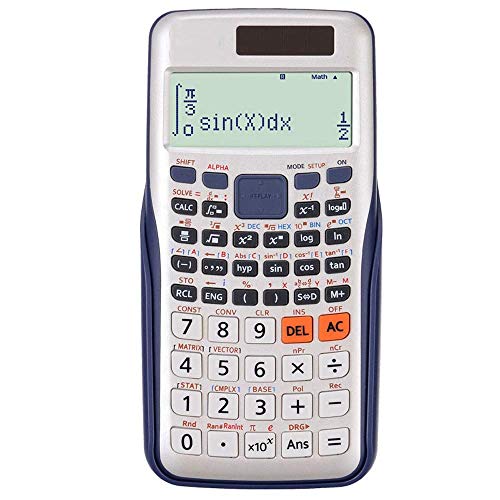 Aycpg Calculadora Estudio Científico Calculadoras LED de Alta definición de Gran Pantalla Multi-función Ecuación de cálculo Complejo de Hielo Matriz de Cálculo Estadística Computer Shop Productos