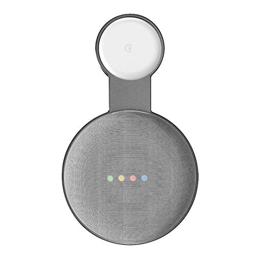 Baaletc Soporte de Pared Outlet para Google Home Mini/Nest Mini (2nd Gen) Asistente de Altavoz, Altavoz Inteligente, Manejo de Cable Incorporado