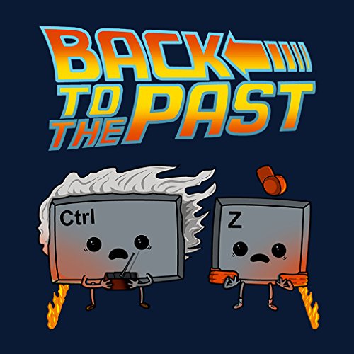 Back To The Past Ctrl Z Undo Back To The Future Men's T-Shirt