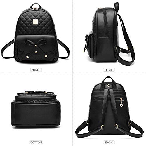 BAFEYU Mochila para Mujer Mini Mochila de Cuero PU para Mujer Mochilas de Moda Mochila Linda Monedero