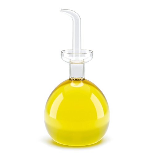 Balvi -  aceitera de 250 ml de Capacidad de Vidrio Transparente. Sistema antigoteo. También Ideal para aceites condimentados o especiados