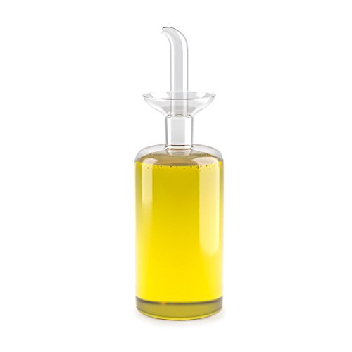 Balvi -  aceitera de  800 ml de Capacidad de Vidrio Transparente. Sistema antigoteo. También Ideal para aceites condimentados o especiados