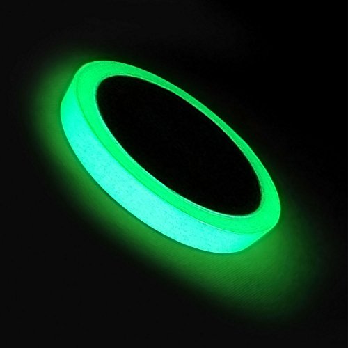 Bande Fluorescente – Delaman Glow In The Dark Tape Autocollant Stickers Phosphorescent Removeble Sans Résidu Waterproof (Size : 15mm*3m)