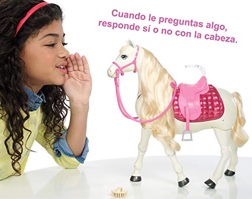 Barbie Caballo Súper Interactivo con muñeca (Mattel FRV36) , color/modelo surtido