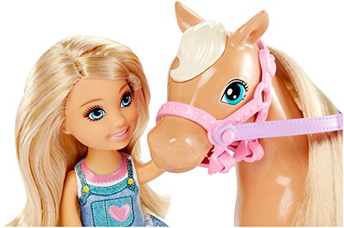 Barbie Chelsea, muñeca con Pony y accesorios (Mattel DYL42) , color/modelo surtido