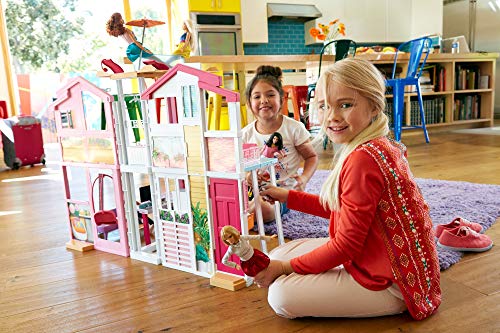 Barbie - Supercasa - casa muñecas, regalo para niñas y niños 3-9 años (Mattel DLY32)