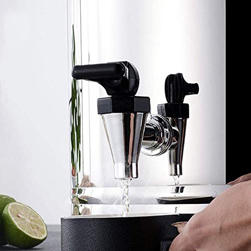 Barril Aislado de Acero Doble Aislamiento Inoxidable,Acero inoxidable Dispensador de Bebidas,Mantener Caliente/Frío,para Uso Comercial, Oficina, Café, Leche de Agua, Té, Sopa de Vino Dulce,10L