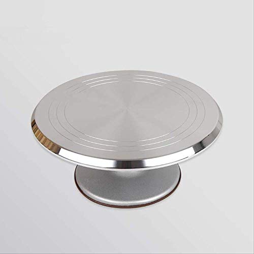 Base Giratoria Tartas 30cm De Aleación De Aluminio Cake Turntable Cake Rotating Decoración Stand Cake Rotating Decoration Display Stand