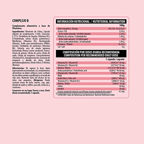 Be Essential - B Complex: vitaminas del grupo B con Ciruela umeboshi ayuda a regular el ph del organismo