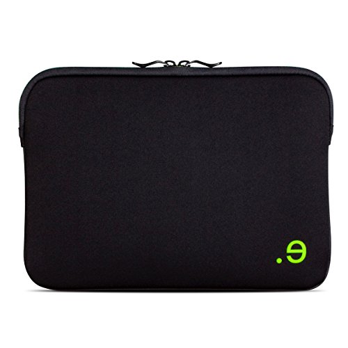 Be.ez La Robe - Funda para MacBook Pro Retina (13") Color Negro y Verde Wasabi