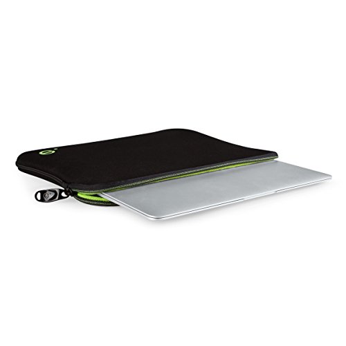 Be.ez La Robe - Funda para MacBook Pro Retina (13") Color Negro y Verde Wasabi