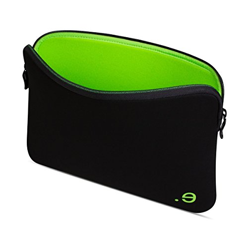 Be.ez La Robe - Funda para MacBook Pro Retina (13") Color Negro y Verde Wasabi