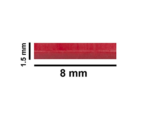 Bel-Art Spinbar Teflon Micro (Flea) - Barra magnética, 8 x 10,5 mm, color rojo (371210001)