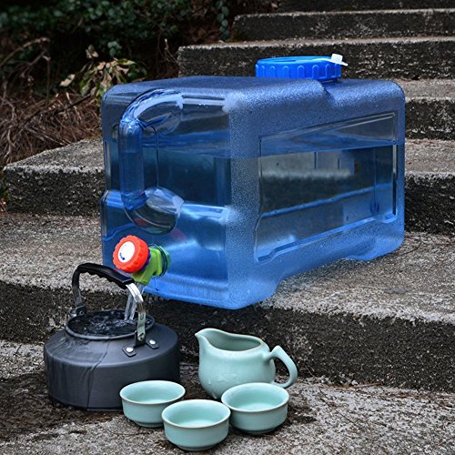 Benbroo 12L Jerrycan Cubo de almacenamiento de agua cuarteto reservorio al aire libre vehículo mineral grado alimentos camping catering mesa de centro