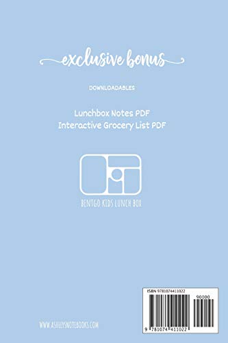 BENTGO KIDS LUNCH BOX - Weekly meal planner for school and summer camp lunches: This lunch journal is the perfect tool to create snacks and remember ... meal planner for BENTO BOX COLLECTION)