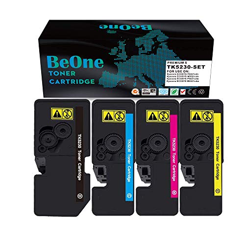 BeOne Cartucho de tóner Kyocera TK 5230 TK5230 TK-5230K para Kyocera Ecosys M5521CDN M5521CDW P5021CDN P5021CDW