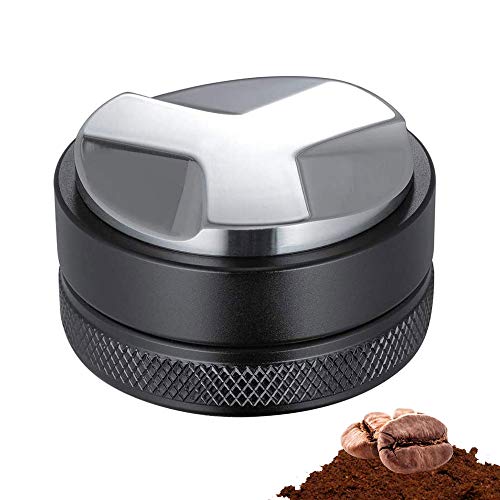 Bestine Distribuidor de café, herramienta de distribución de expreso 51 mm, 53 mm, 58 mm, nivelador de café para oficina, hogar, bar, restaurante, cafetería, cafetería, casa de té (51 mm)