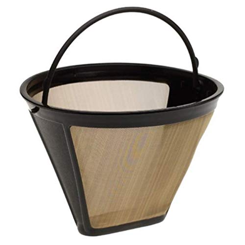 Betrothales Café De Filtro De Acero Chic Inoxidable Lavable Permanente En Forma De Cono Reutilizable Café-Cafetera-Máquina Equipos De Oficina Herramienta Te-Venta De Productos De Uso Diario