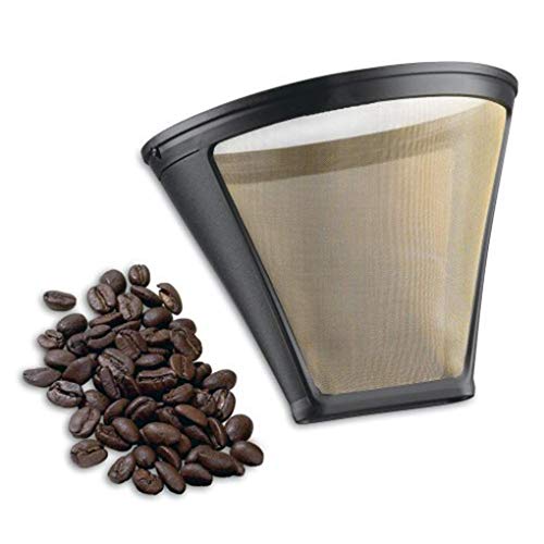 Betrothales Café De Filtro De Acero Chic Inoxidable Lavable Permanente En Forma De Cono Reutilizable Café-Cafetera-Máquina Equipos De Oficina Herramienta Te-Venta De Productos De Uso Diario