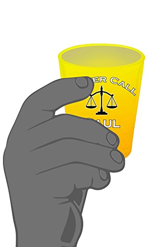 Better Call Saul oficial de la, AMC Premium amarillo vasos de chupito regalo