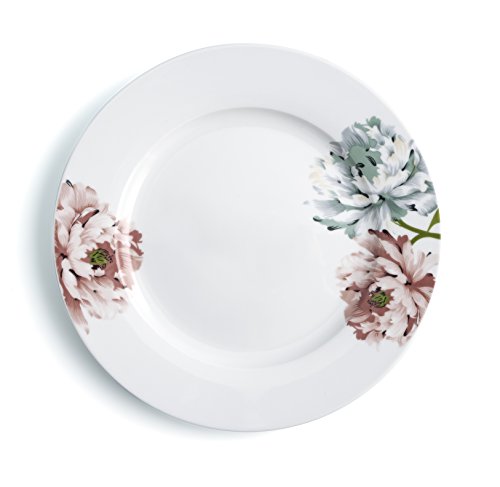 Bidasoa Peony - Vajilla de 18 piezas, porcelana, multicolor