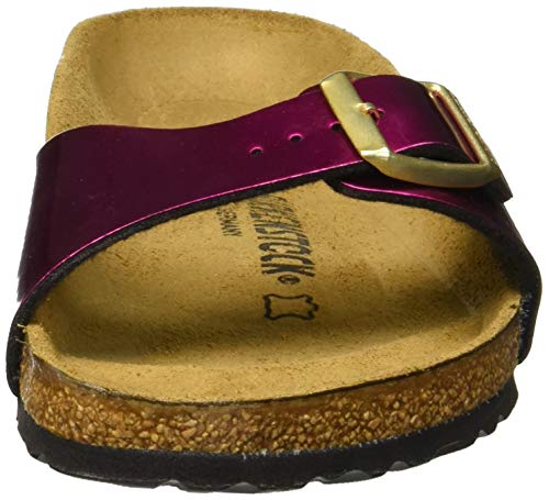 Birkenstock Madrid, Mules para Mujer, Rojo (Steel Magenta Steel Magenta), 37 EU