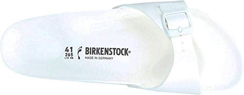 Birkenstock Madrid - Zuecos Mujer, Blanco, 37 EU