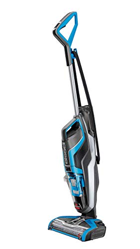 Bissell Crosswave Aspiradora escoba, 510 W, 0.82 litros, 80 Decibelios, plástico, Azul/Negro