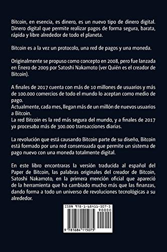 Bitcoin: Un Sistema de Efectivo Electronico Usuario-a-Usuario (Spanish Edition)