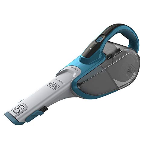 BLACK+DECKER DVJ320J-QW - Aspirador de mano sin cable 10.8V (2Ah) Dustbuster, acción ciclónica y Eco inteligente