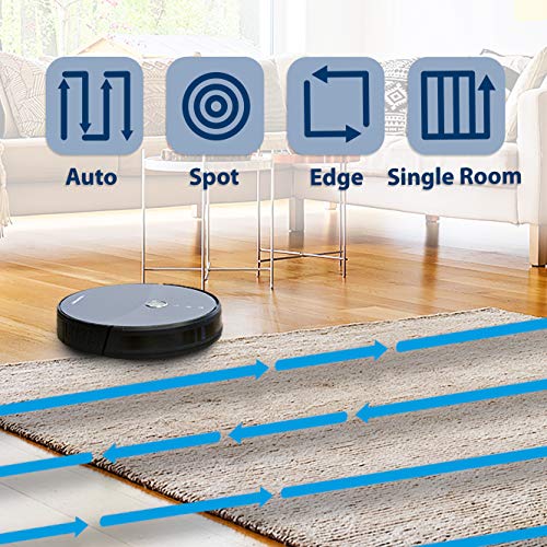 Blaupunkt Bluebot XBOOST - Robot Aspirador y Fregasuelos 2 en 1, Navegación Inteligente y control Alexa o Google Home, Suelos duros y alfombras