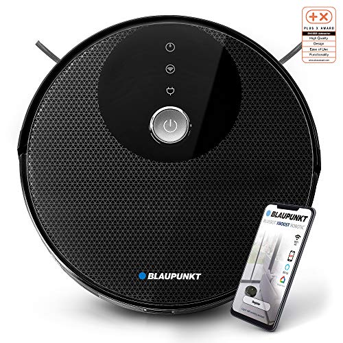 Blaupunkt Bluebot XBOOST - Robot Aspirador y Fregasuelos 2 en 1, Navegación Inteligente y control Alexa o Google Home, Suelos duros y alfombras