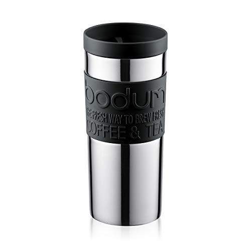 Bodum - 11093-01 - Travel mug - Mug de Viaje térmico - pequeño - 0,35 l - Color Negro