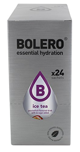 Bolero Bebida Instantánea sin Azúcar, Sabor Té Maracuyá - Paquete de 24 x 8 gr - Total: 192 gr