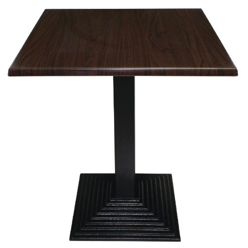 Bolero gg639 cuadrado tablero de la mesa, color marrón oscuro