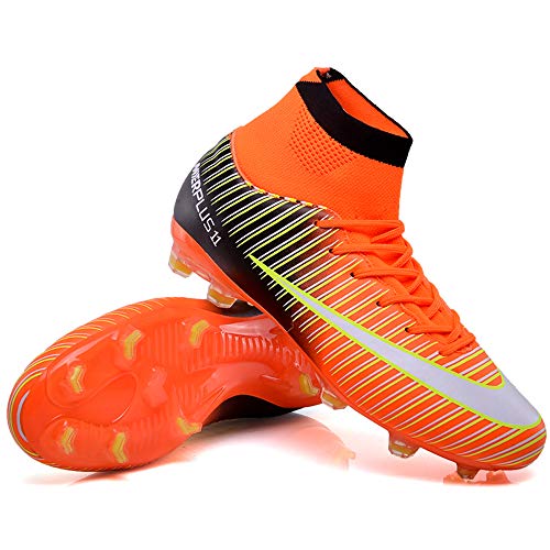 BOLOG Zapatos de Fútbol Hombre Spike Aire Libre Profesionales Atletismo Training Botas de Fútbol Ligero Tacos Futbol Zapatos de Deporte