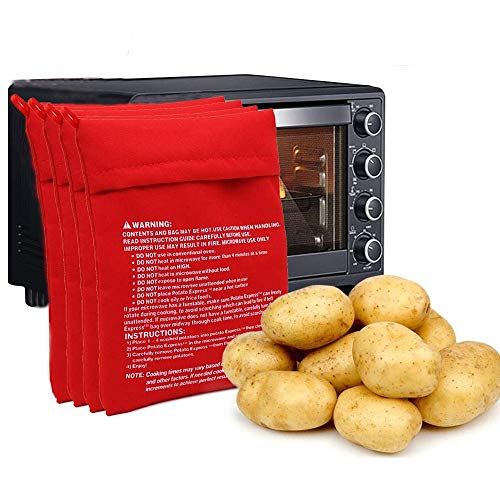 Bolsa de Patata de Microondas,Microondas Chaqueta,Bolsa de Papas para Microondas,Bolsa de Cocina Perfecto Patatas,Patatas Microondas,Bolsa de Patatas Pequeñas