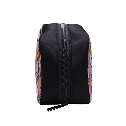 Bolsas de cosméticos baratas para mujeres Kqwaii Colorful Small Fat Sushi Bolsa de cosméticos lavable Mujer Bolsa de aseo de viaje Bolsa de artículos de tocador cosméticos Bolsas de cosméticos Estuch