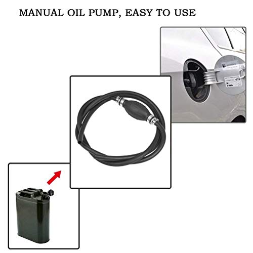 Bomba de Cebado para Diésel,Bomba de Combustible de Mano de Gasolina Sifón con Bomba de Transferencia de Combustible,Bomba de transferencia de líquido Para Coche Del Barco Acuarios,etc