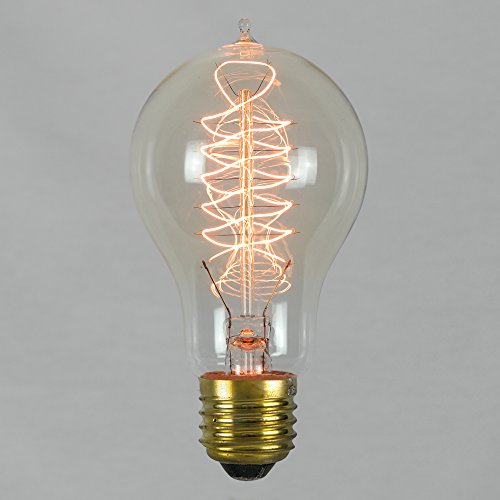 Bombilla Edison Vintage Incandescente E27 60W - 60mm Retro Antigua Filamento Carbono Espiral- The Retro Boutique ®