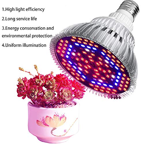 Bombilla LED de cultivo de espectro completo para plantas,50 W,E27, lámpara de cultivo para plantas de interior,vegetales y flores,foco LED para hidroponía,invernadero,orgánico,alta eficiencia