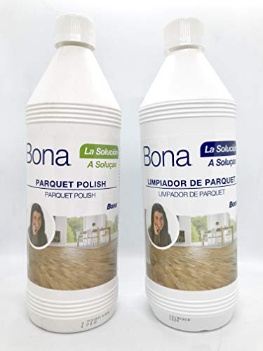 Bona - Pack Limpiador Parquet 1 L + Abrillantador Parquet 1 L