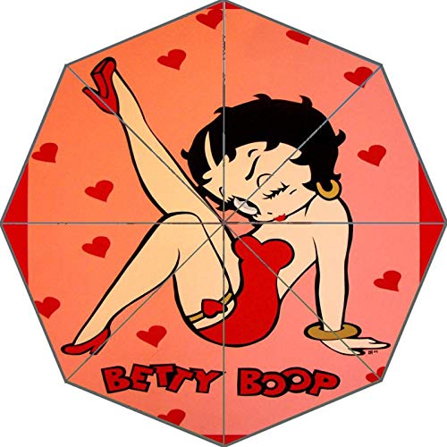 Bonito Paraguas Betty Boop Paraguas   Soleado y lluvioso Diseño Portátil Paraguas útiles Buen Regalo - Otro