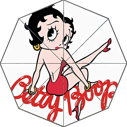 Bonito Paraguas Betty Boop Paraguas   Soleado y lluvioso Diseño Portátil Paraguas útiles Buen Regalo - Otro