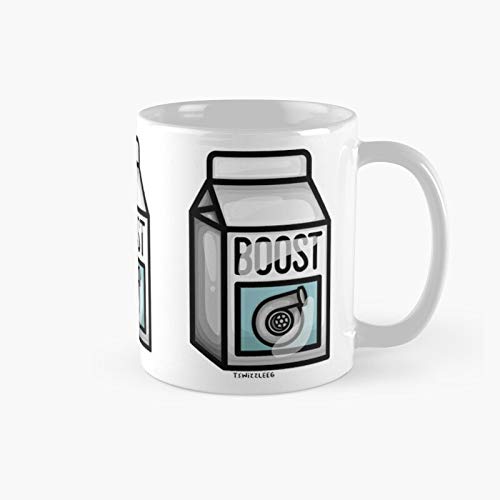 Boost Juice Classic Mugh - Funny Gift Coffee Mug Tea Cup White 11 Oz The Best Gift For Holidays.