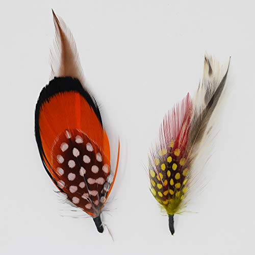 Borges & Scott Adorno de Plumas para Sombreros (Plumas Millinery) - Pack de 8